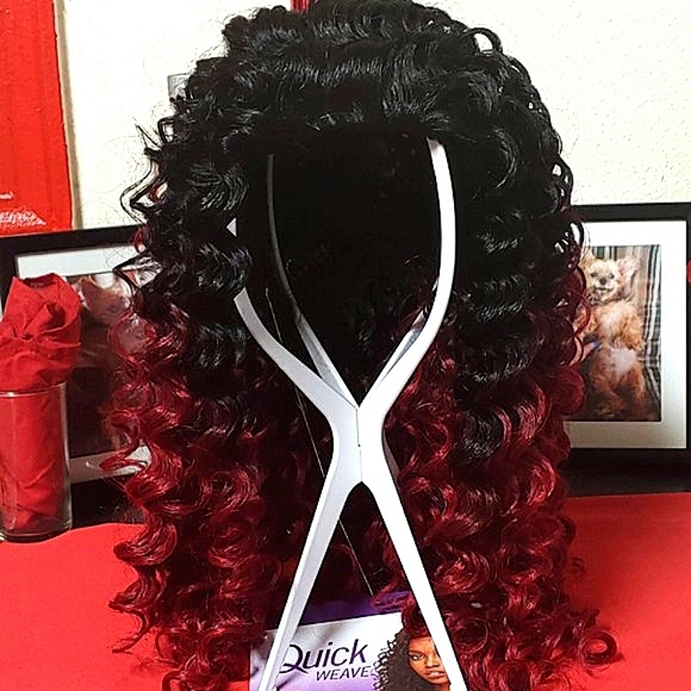 Outre Quick Weave Brazilian Boutique: DEEP (Color Available: DRRED)